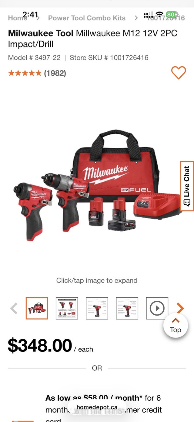 Milwaukee M12 Fuel Drill Driver Kit
