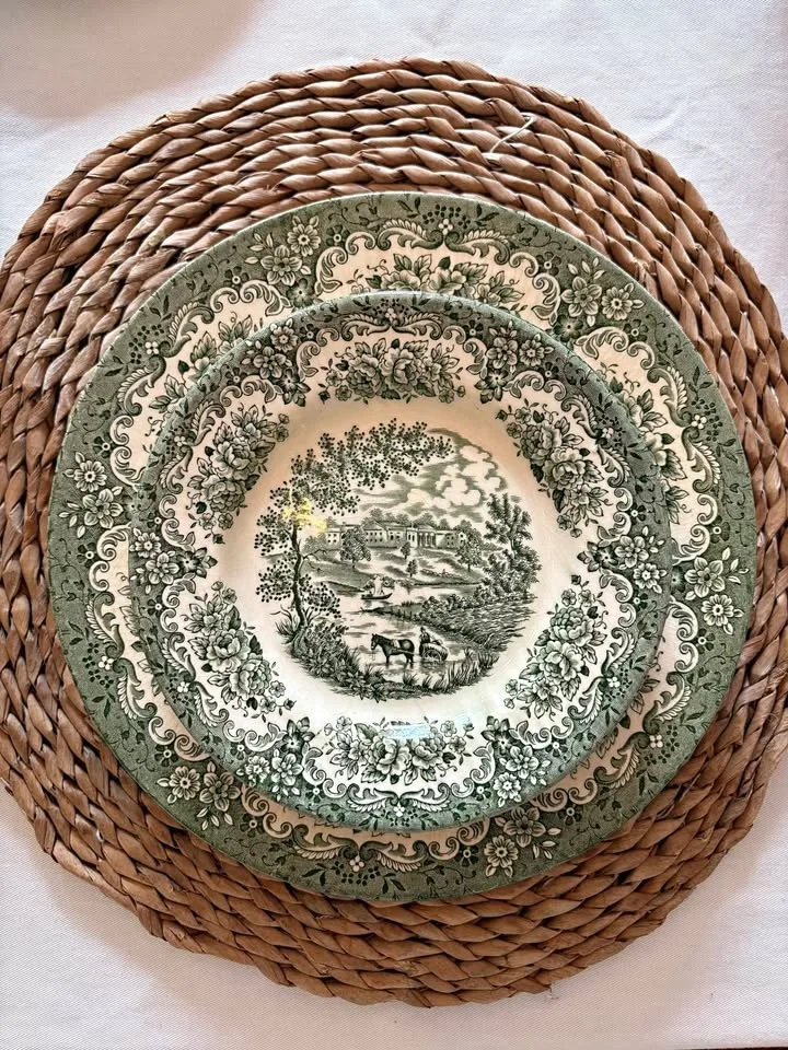 Vintage English Ironstone Plates – Holiday Hosting Must-Have! 🎄✨