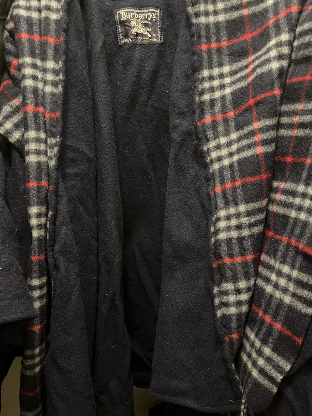 Burberry wool cape