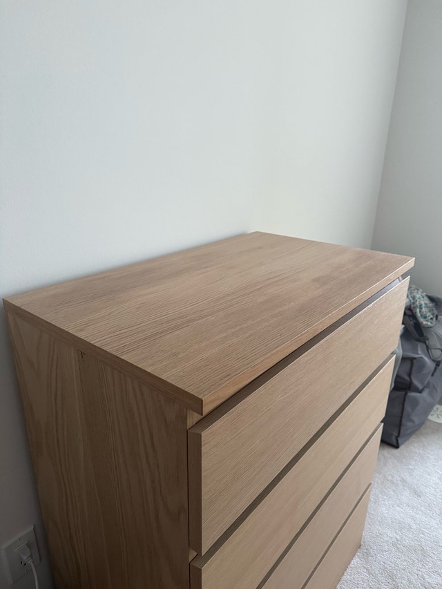 IKEA STORKLINTA 4-Drawer Chest – White Oak (Oak Effect) - photo 2