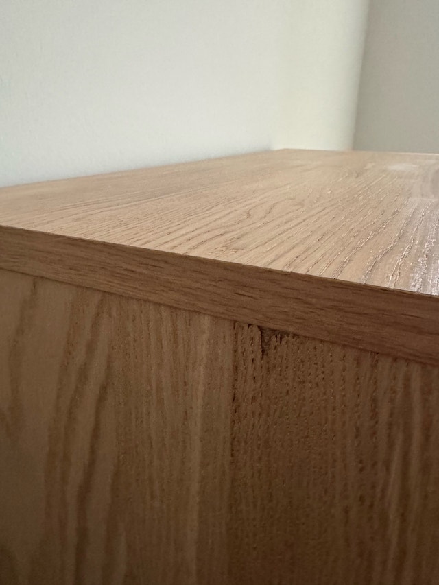 IKEA STORKLINTA 4-Drawer Chest – White Oak (Oak Effect) - photo 3