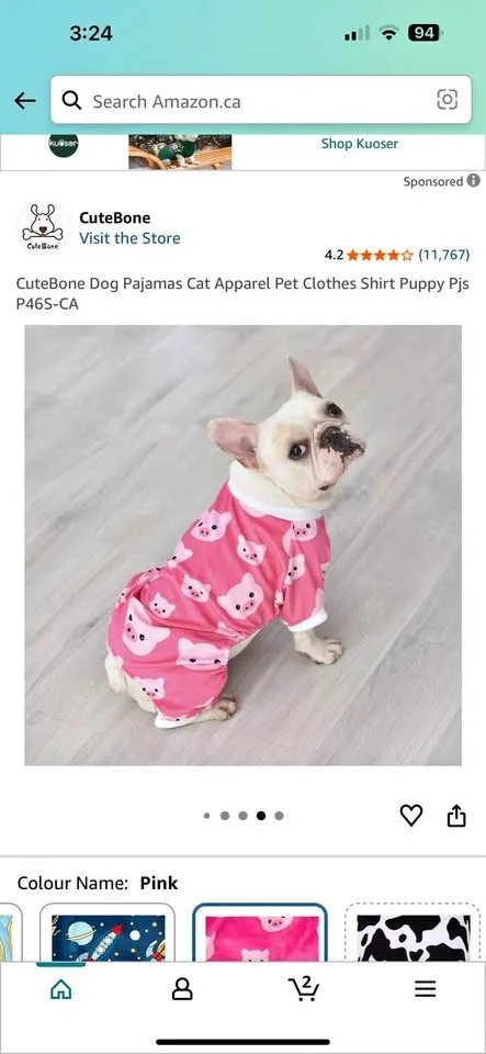 Pet Pajamas