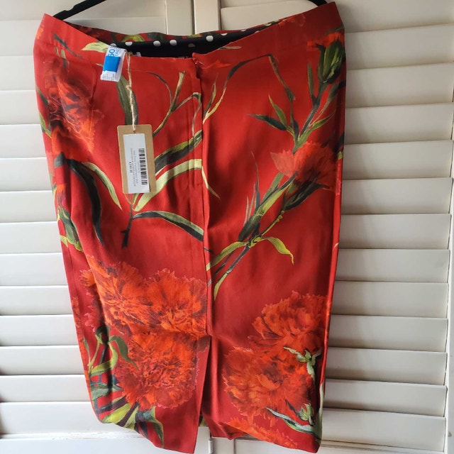 Dolce&Gabbana Floral Skirt New Authentic New With Tags