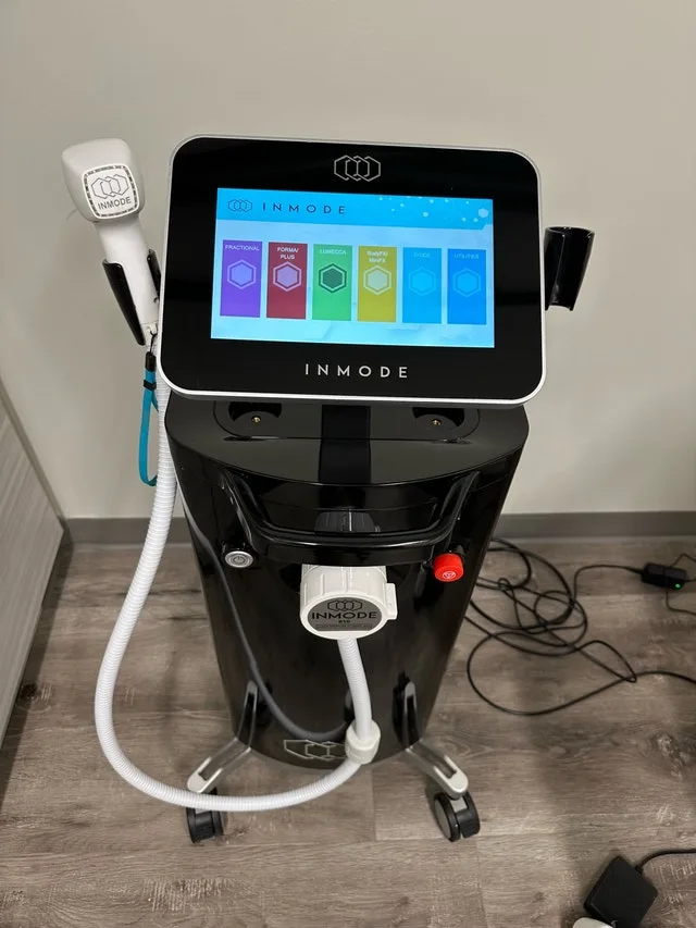 InMode Optimus system with diolaze XL laser hair removal