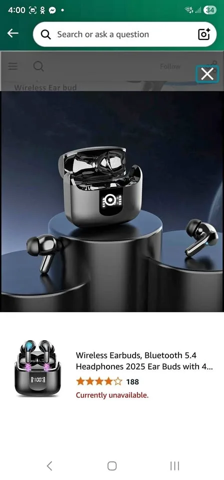 Ordtop I13 True wireless earbuds