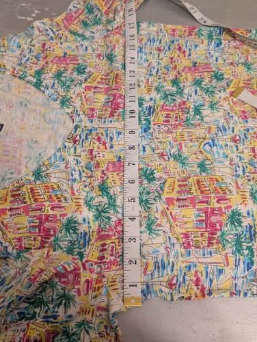 TALBOTS Sweater Palm Trees Cityscape Sailboats Size S - photo 4