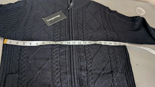 Threadbare Navy Cardigan Sweater for Men Sz M - photo 3