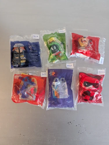 New McDonald’s Set of 6 Happy Meal Toys (2018/2020/2021)