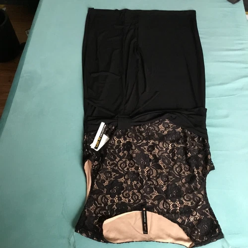 NWT LORI M BLACK Lace Cocktail DRESS SLEEVELESS NWT SIZE L - photo 4