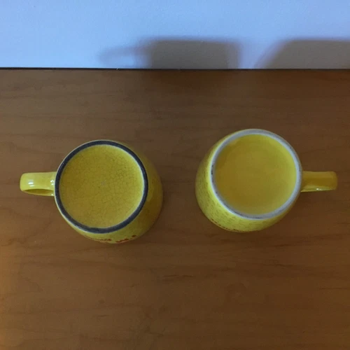 Kahlua Mugs Lot 2 Deja Brew and Sorry I'm Latte Ceramic Red Yell - photo 4