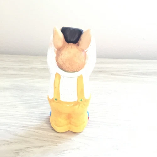 Vintage Bunny Figurine Holding Camera - photo 3