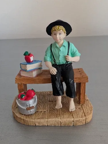 Amish Country Collection Schoolboy 606# 1996 Amish Boy