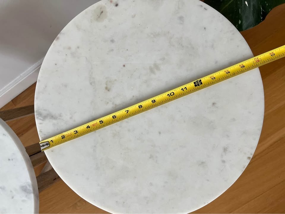 marble top side table - photo 4