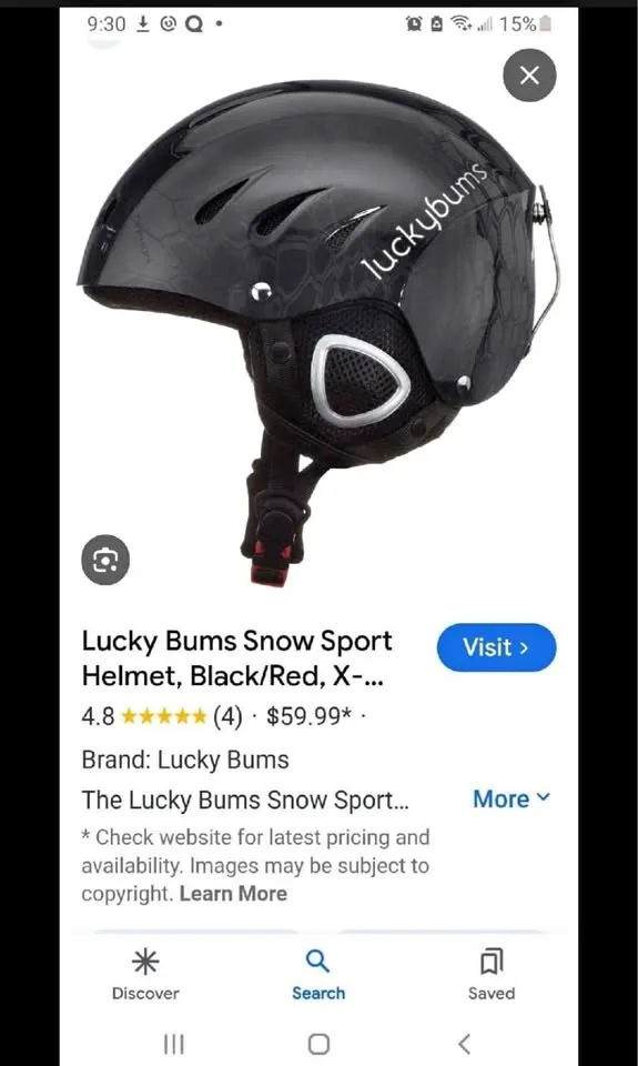 Lucky Bums & Carrera Kids Adjustable Helmets Ski & Snowboard