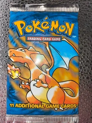 Sealed Charizard Base Set Pokémon Booster Pack WOTC 1999