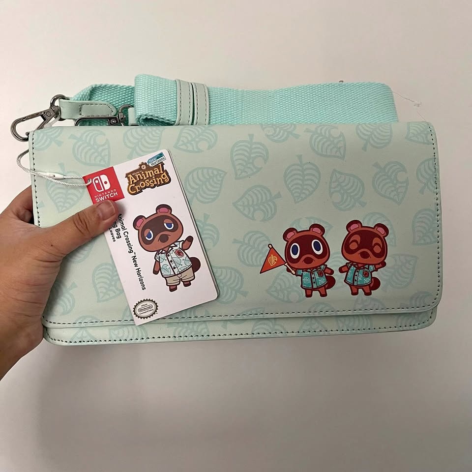 Animal Crossing Switch crossbody carry case