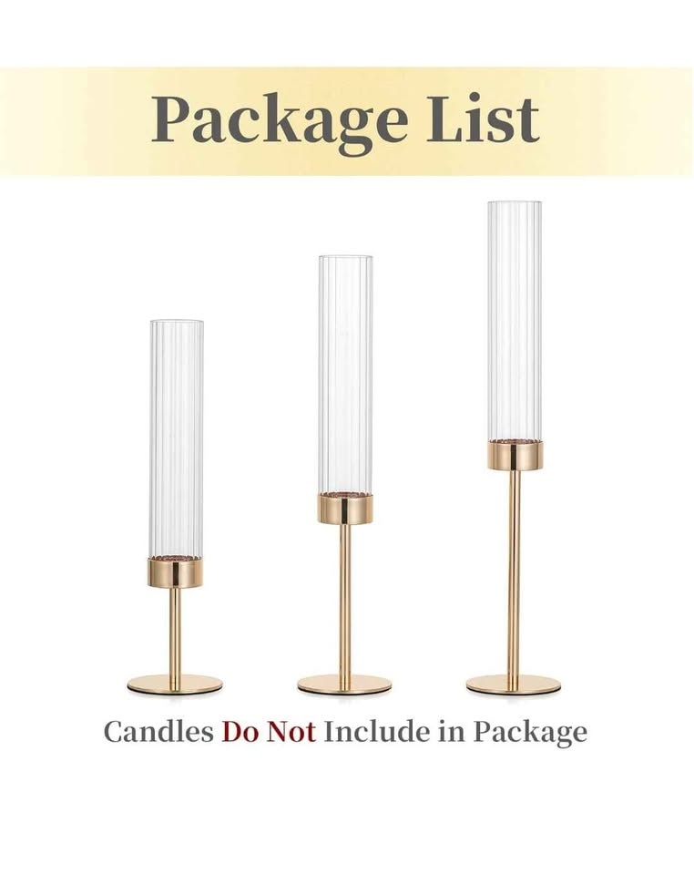 Candlestick Holders Set of 3pcs ( Brand New) - photo 2