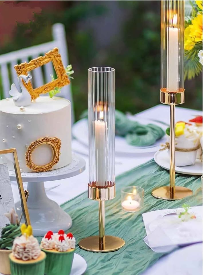 Candlestick Holders Set of 3pcs ( Brand New) - photo 4