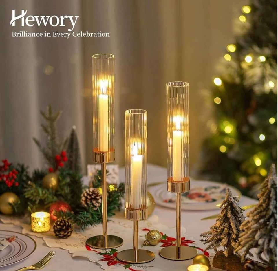 Candlestick Holders Set of 3pcs ( Brand New) - photo 5