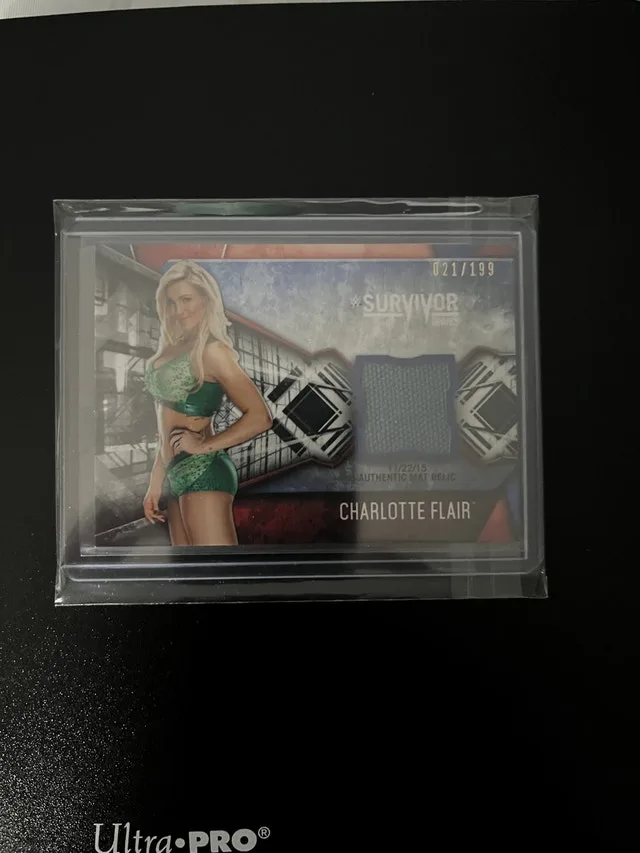 Charlotte Flair Survivor Series Authentic Mat Relic