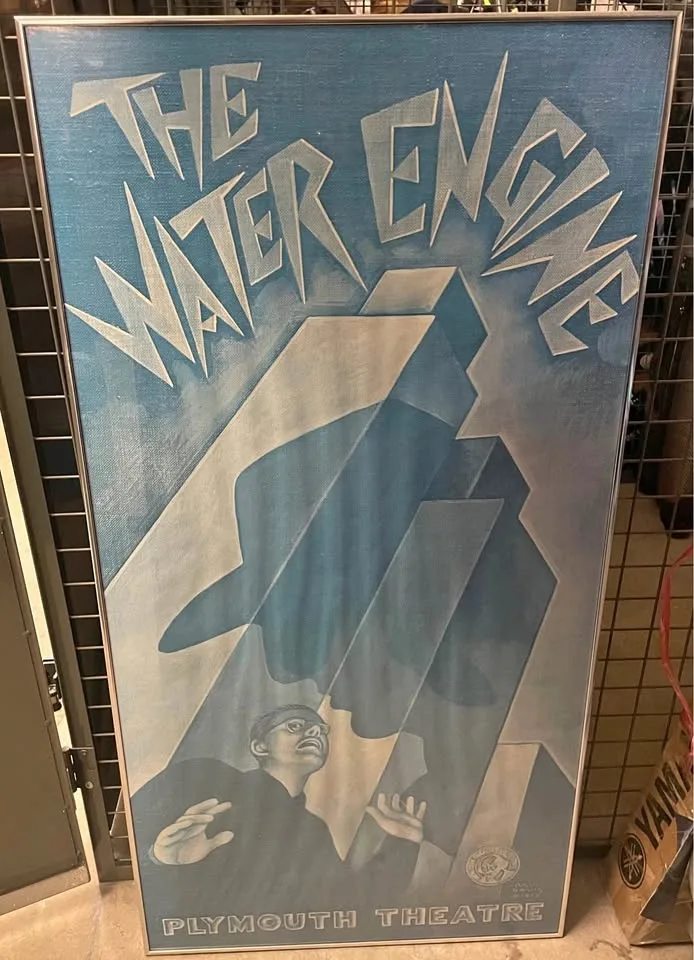 Framed “The Water Engine” Theatre Poster