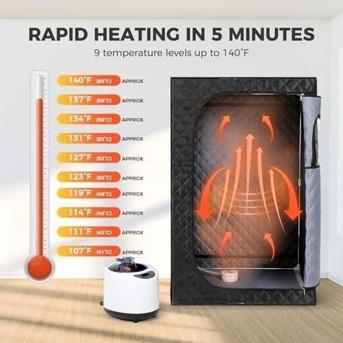 1000W Portable Steam Sauna - photo 3