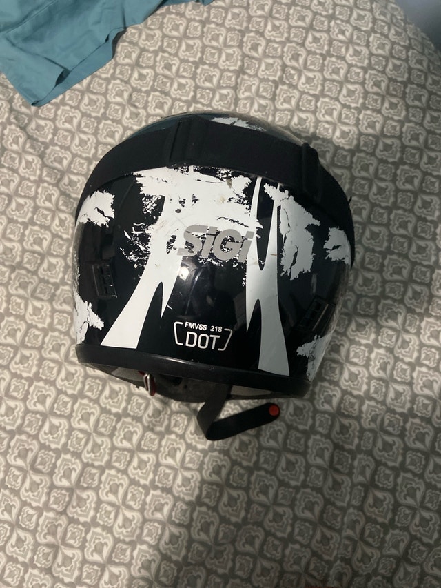 Dirt biking helmet - photo 4