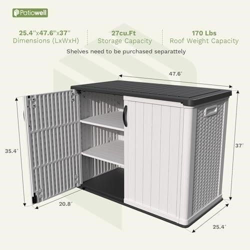 Patiowell Plastic Storage Cabinet - photo 2