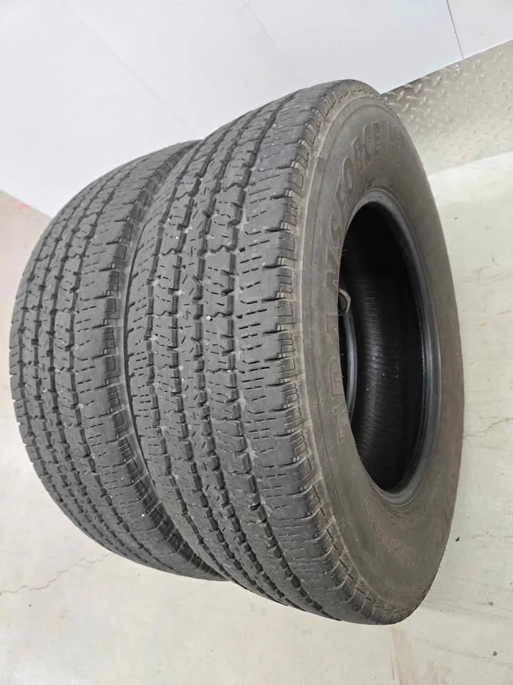 Two Firestone Tires- LT245/70R17 image indicator(2)