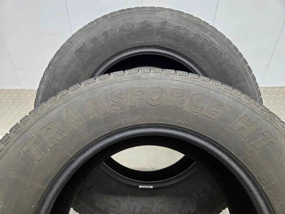 Two Firestone Tires- LT245/70R17 image indicator(9)
