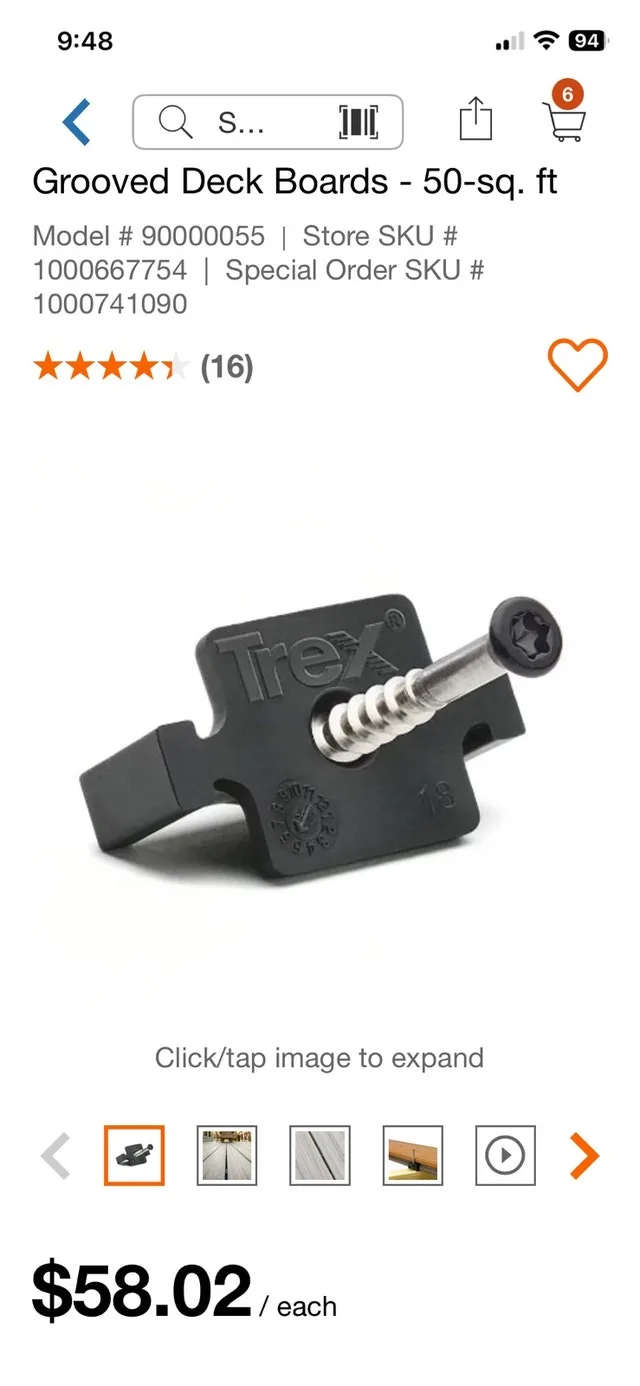 Trex Hideaway Universal Fastener image indicator(4)