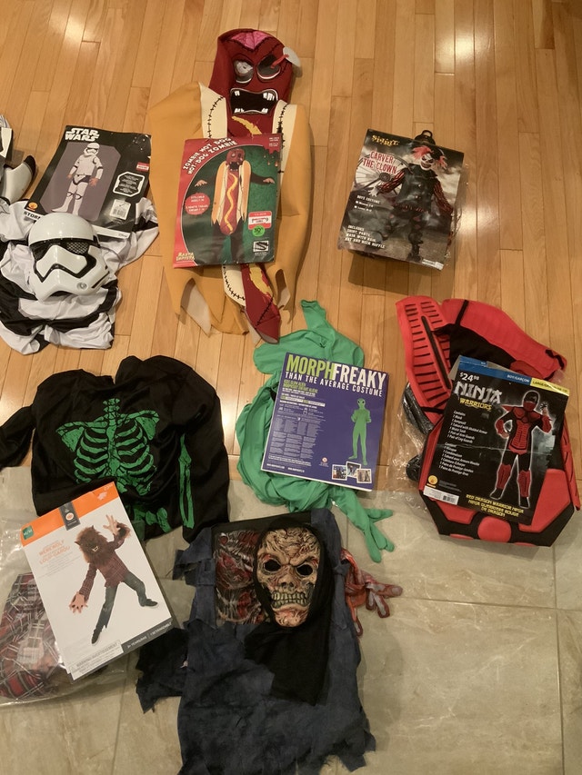 Halloween costumes- various