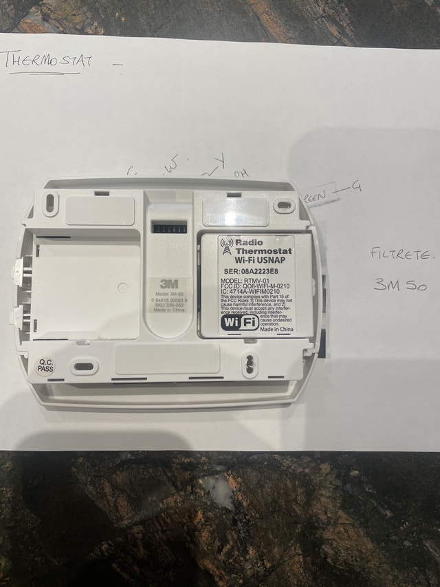 Filtrete 3M50 or CT50 programmable wifi smart thermostat - photo 4