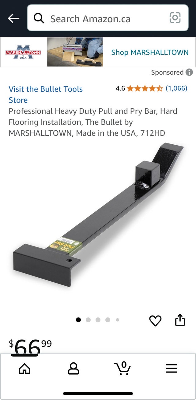 MARSHALLTOWN bullet Heavy Duty Pull Bar 712HD