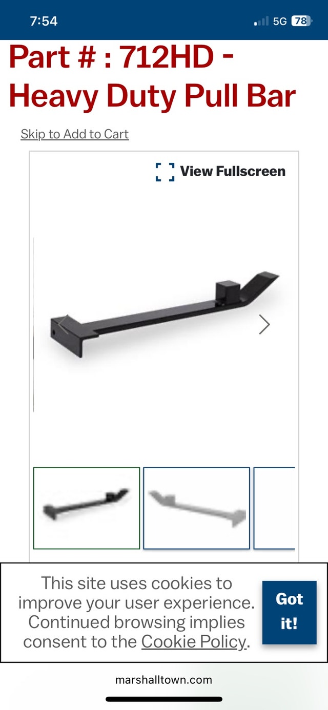 MARSHALLTOWN bullet Heavy Duty Pull Bar 712HD - photo 5
