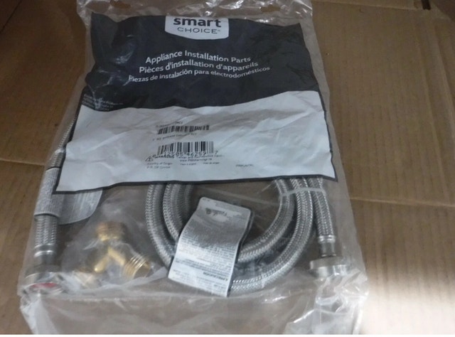 New Dryer steam Kit braided hoses and connector
