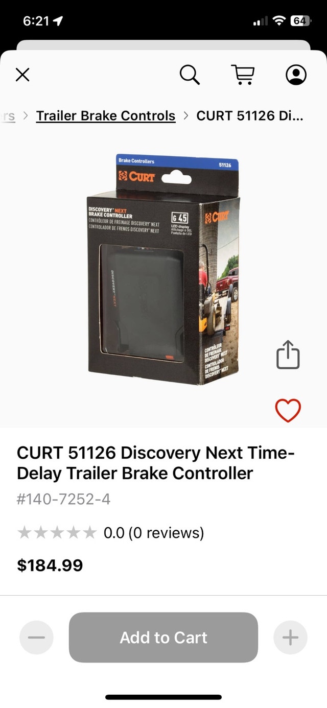 New Curt Discovery Next brake controller 51126 - photo 5