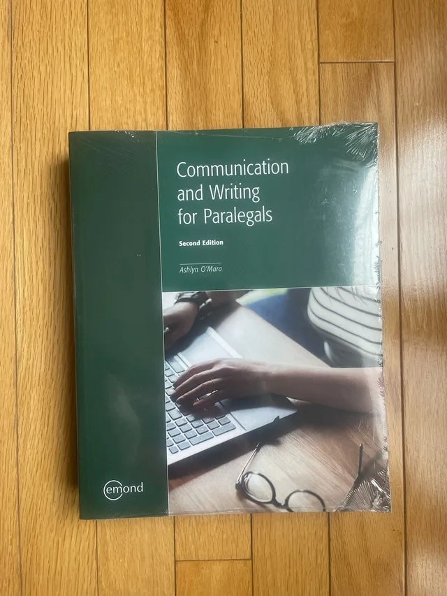 Emond Communication and Writing for Paralegals 2nd ed. Ashlyn