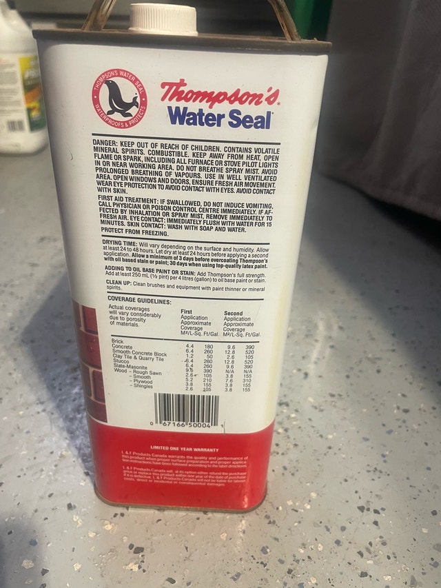 Thompson's Water Seal - photo 3