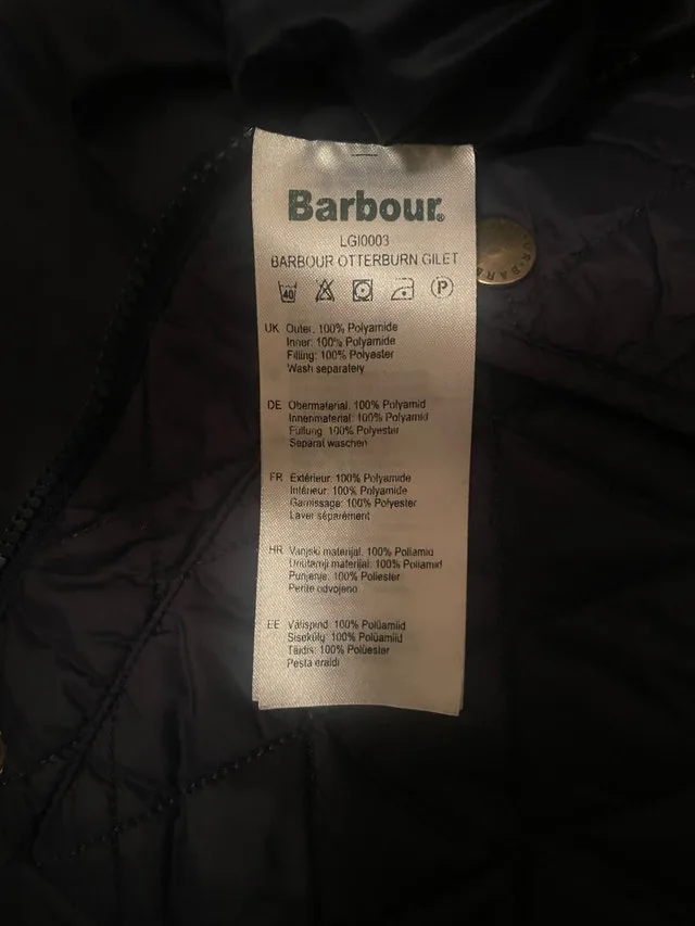 Barbour Vest Jacket - Navy Blue - Otterburn Gilet size US 4 image indicator(3)