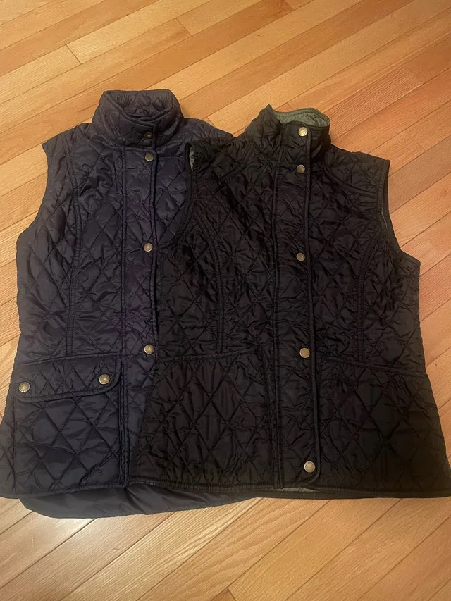Barbour Vest Jacket - Navy Blue - Otterburn Gilet size US 4 image indicator(6)