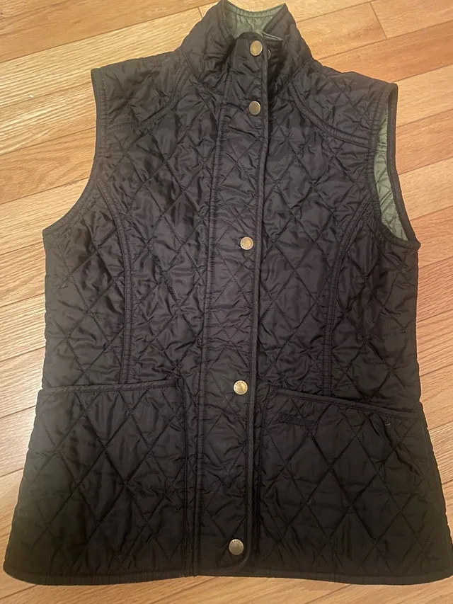 Barbour vest jacket - Black - Summer Liddesdale Gilet size US 6