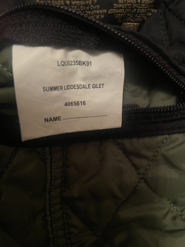 Barbour vest jacket - Black - Summer Liddesdale Gilet size US 6 - photo 2