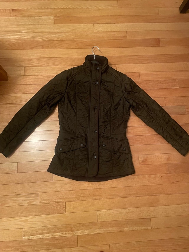 Barbour quilted jacket - olive - Cavalary Polarquilt size US 6 - photo 3