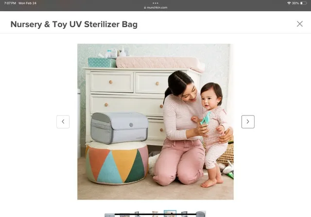 Munchkin UV Toy Sanitizer - New