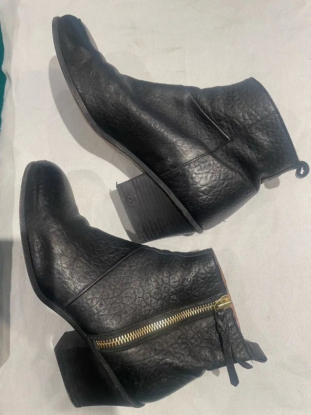 Buttero women’s ankle boots - Made in Italy - zipper side 40cm