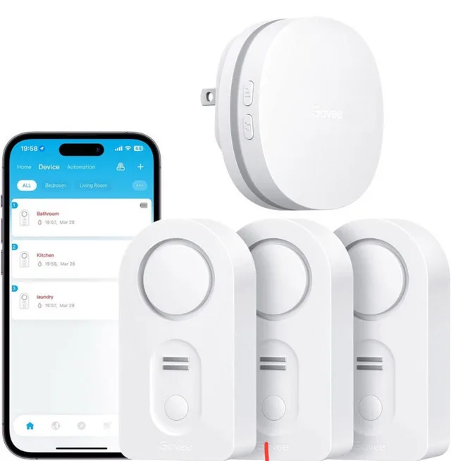 New Govee Water Detector 3-pack - wifi