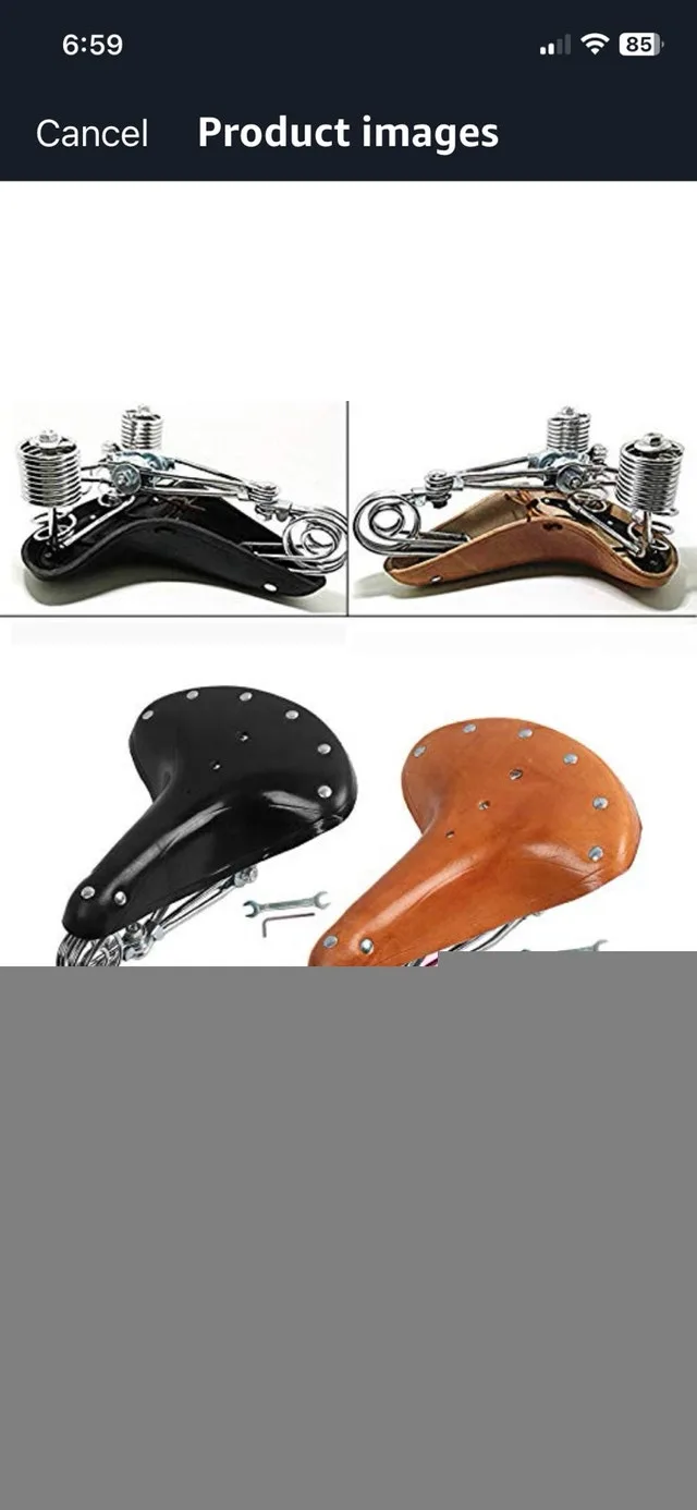 New Leather Bicycle Seat saddle image indicator(5)