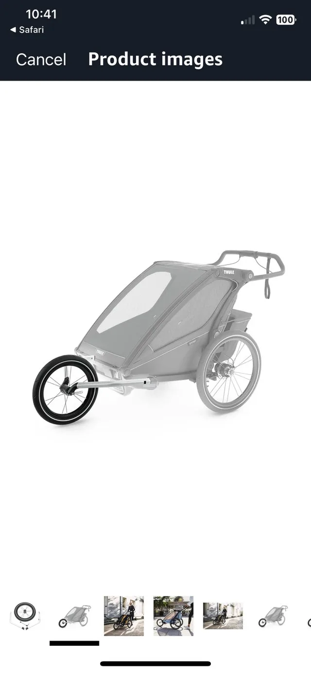 Thule Chariot Jogging Kit 2 - 16" - (model: 20201304)