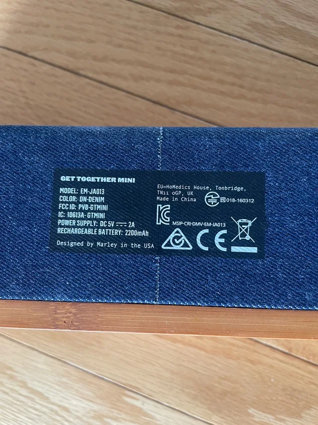 Marley Get Together Mini Bluetooth speaker image indicator(3)